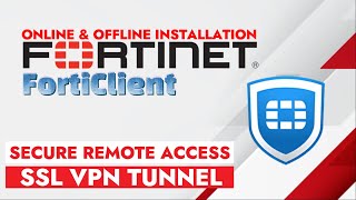 How to install FortiClient  FortiGate FortiClient FREE DOWNLOAD  Online and Offline installation [upl. by Nibuz]