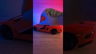 Burago Lamborghini Aventador Coupe 118 SCALE [upl. by Anamor]