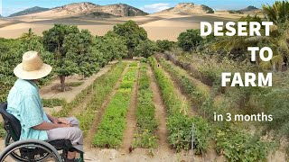 How He Turned Desert Sand Into Fertile Farm Land In 3 Months [upl. by Fusuy]