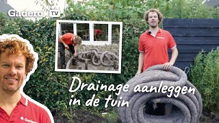 35 Drainage aanleggen in de tuin [upl. by Ladd]