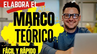 CÓMO HACER UN MARCO TEÓRICO FÁCIL Y RÁPIDO PASO A PASO  MUESTRO EJEMPLO 👨‍🏫👍 [upl. by Spancake]