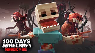 I Survived 100 Days in an Advanced Parasite Apocalypse in Hardcore Minecraft [upl. by Pantia704]