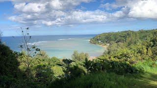 Wyllies Beach Hike in Princeville Kauai [upl. by Anwat]