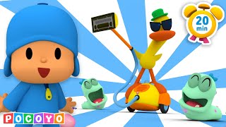 🍭 PATO to the rescue 👾 Lets stop the CANDY thieves 🍫  Pocoyo English  Happy Halloween [upl. by Gerstner728]