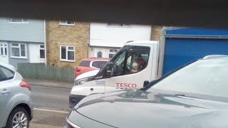 Tesco Delivery Service van at 525pm 49 [upl. by Horacio]