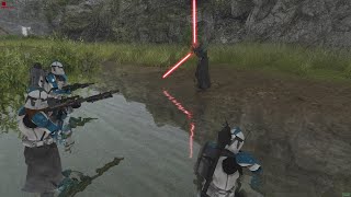 Arc Squad Eliminates Sith Lord on Dxun MOWAS2 Star Wars mod [upl. by Ailaht566]