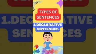 Declarative sentences types of sentences shorts youtubeshorts english [upl. by Rani]