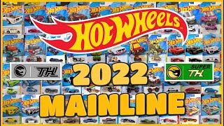 ALL HOT WHEELS 2022 Mainline Cars So Far  by collector numbers  TÜM 2022 HOT WHEELS ARABALARI [upl. by Vitus310]