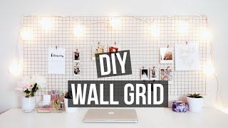 DIY WALL GRID  Urban Outfitters  Pinterest Inspired [upl. by Siloa430]