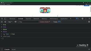 Mudey Formation  Cours 11 Les booléens en JavaScript [upl. by Leinadnhoj]
