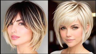 Best Short Hairstyles for Round Faces Trendy Cuts amp Styling Tips [upl. by Corie]