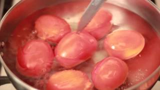 Video Recipe How To Blanch Tomatoes [upl. by Eivad]