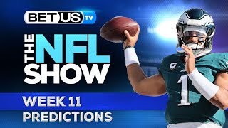 NFL Week 11 Predictions  Free Football Picks Betting Odds and Best Bets [upl. by Auqinom13]