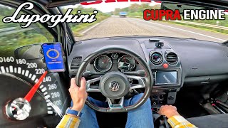 VW LUPO 20 TSI is a GOLF Rs NIGHTMARE on the AUTOBAHN [upl. by Enihpled]