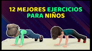 10 Minutos de Ejercicios para NIÑAS en CASA 🌈🍓💖 GIRL POWER KIDS WORKOUT 💪 [upl. by Latreese447]