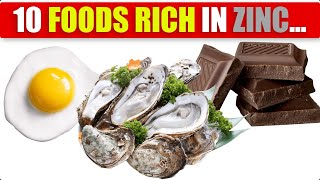 Top 10 Foods That Contain Lots Of Zinc  Foods Rich In Zinc  How to cook [upl. by Waynant712]