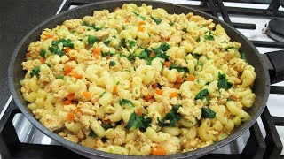 Ленивые МАКАРОНЫ поФЛОТСКИ в одной сковороде Быстро и вкусно на ужин [upl. by Ttennej618]