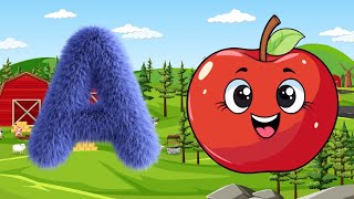 A Apple Song  Inspired By ABC song Gracies Corner  Nursery Rhymes  Kids Songs [upl. by Ainattirb]