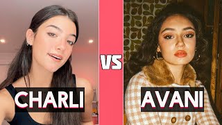 Charli Damelio VS Avani TikTok Dance Battle [upl. by Joung]