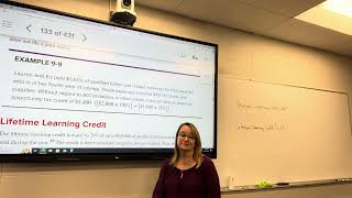 Income Tax Accounting Fall 2024 chapter 9 tax credits LO93 education credits [upl. by Ramsden]