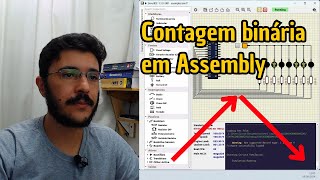 Contagem binária em Assembly [upl. by Cedell]