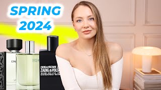 Top 10 SPRING FRAGRANCES FOR MEN 2024 [upl. by Ahseila]