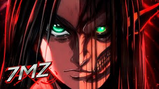 Eren Attack on Titan  AO SOM DO ESTRONDO  7 Minutoz [upl. by Nylirek]