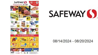 Safeway Weekly Ad US  08142024  08202024 [upl. by Nevanod]