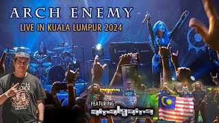 Arch Enemy Live in Kuala Lumpur Malaysia  Deceivers Asia Tour 2024 🇲🇾 [upl. by Cullen]