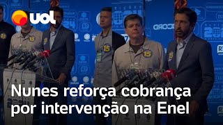 Debate na Record Nunes diz que caminho em relação a Enel é caducidade ou intervenção [upl. by Pierette313]