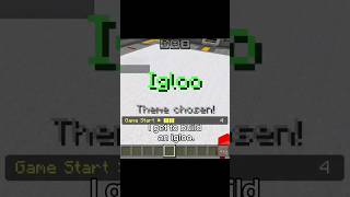 Igloo  Minecraft Build Battle Part 28 minecraft hivemc [upl. by Elik]