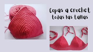 Cómo tejer copas a crochet  tutorial fácil y rápido [upl. by Lenssen]