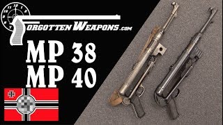 The German WWII Standby The MP38 and MP40 SMGs [upl. by Anaes]