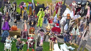 🎃 Huge 82 Halloween Animatronic Collection 🎃 DavidsTV [upl. by Yortal663]