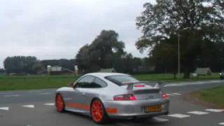 Porsche 996 GT3 Clubsport powerslide acceleration [upl. by Katherin436]