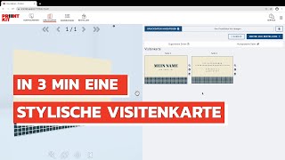 Visitenkarte erstellen mit InDesign und Printkit  Alles in 3 Min vom Layout bis zum Druck [upl. by Trimmer]