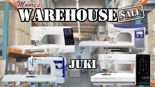 Moores Warehouse Sale  Juki Machines [upl. by Lerraf930]