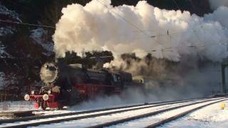 Dampfzug Dampflok Sonderfahrt Tunnelfahrten 2011 von Rottweil über Triberg nach Hausach [upl. by Airrej92]