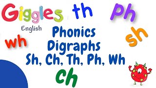 Phonics Digraphs  sh ch th wh ph [upl. by Ylrevaw637]