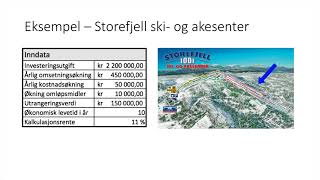 Investeringsanalyse 2  tilbakebetalingsmetoden [upl. by Sateia]