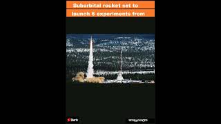 Suborbital rocket set to launch 6 experiments from Swedens Arctic spaceport on Nov 22Shorts [upl. by Jeroma]