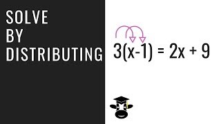 Solve Equations by distributing [upl. by Ahsieym]