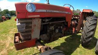 1968 Massey Ferguson 175 Multi Power 39 Litre 4Cyl Diesel Tractor 63 HP [upl. by Telimay]