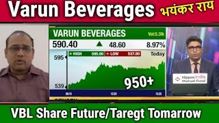 Varun Beverages share latest newsbuy or sell bonus sharevbl share analysisvbl share target [upl. by Uon]