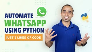 Automate WhatsApp message  Hack WhatsApp  WhatsApp trick  Learn Python  Python Project [upl. by Nerual]