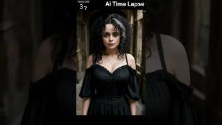 Bellatrix Lestrange Inspired Appearance AI timelapse shorts bellatrixlestrange harrypotter [upl. by Modestine]