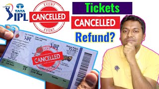 IPL Tickets Cancel kaise kare  IPL Tickets Cancellation charges  BookmyshowPaytm insider Charge [upl. by Enajiram]