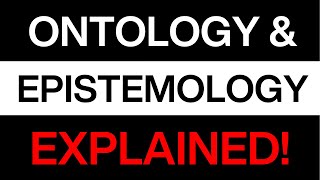 Ontology and epistemology in research  Theyre not as complex as they sound [upl. by Wilkins]