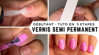 Les techniques indispensables pour une pose de vernis SEMIPERMANENT réussie à la maison DÉBUTANT [upl. by Andrews]