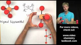 VSEPR Theory Part 2 Trigonal Bipyramidal Family [upl. by Dre883]